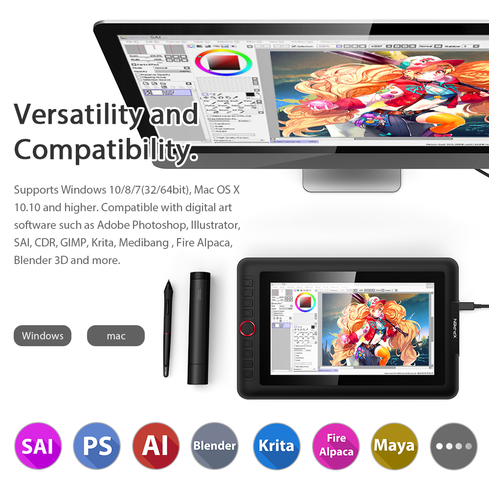 Artist 13.3 Pro Portable drawing tablet pen display | XPPen US 