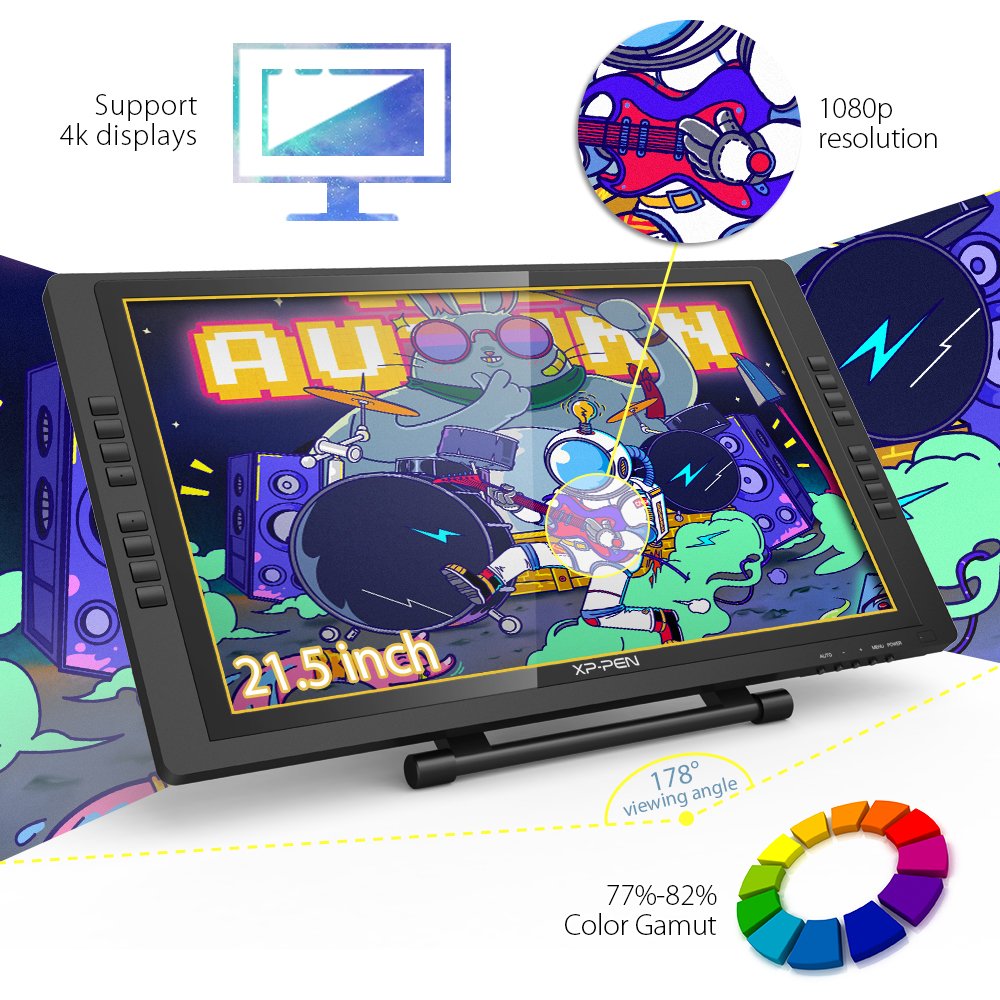 Artist 22E Pro Graphics Display Digital Art Tablet XP
