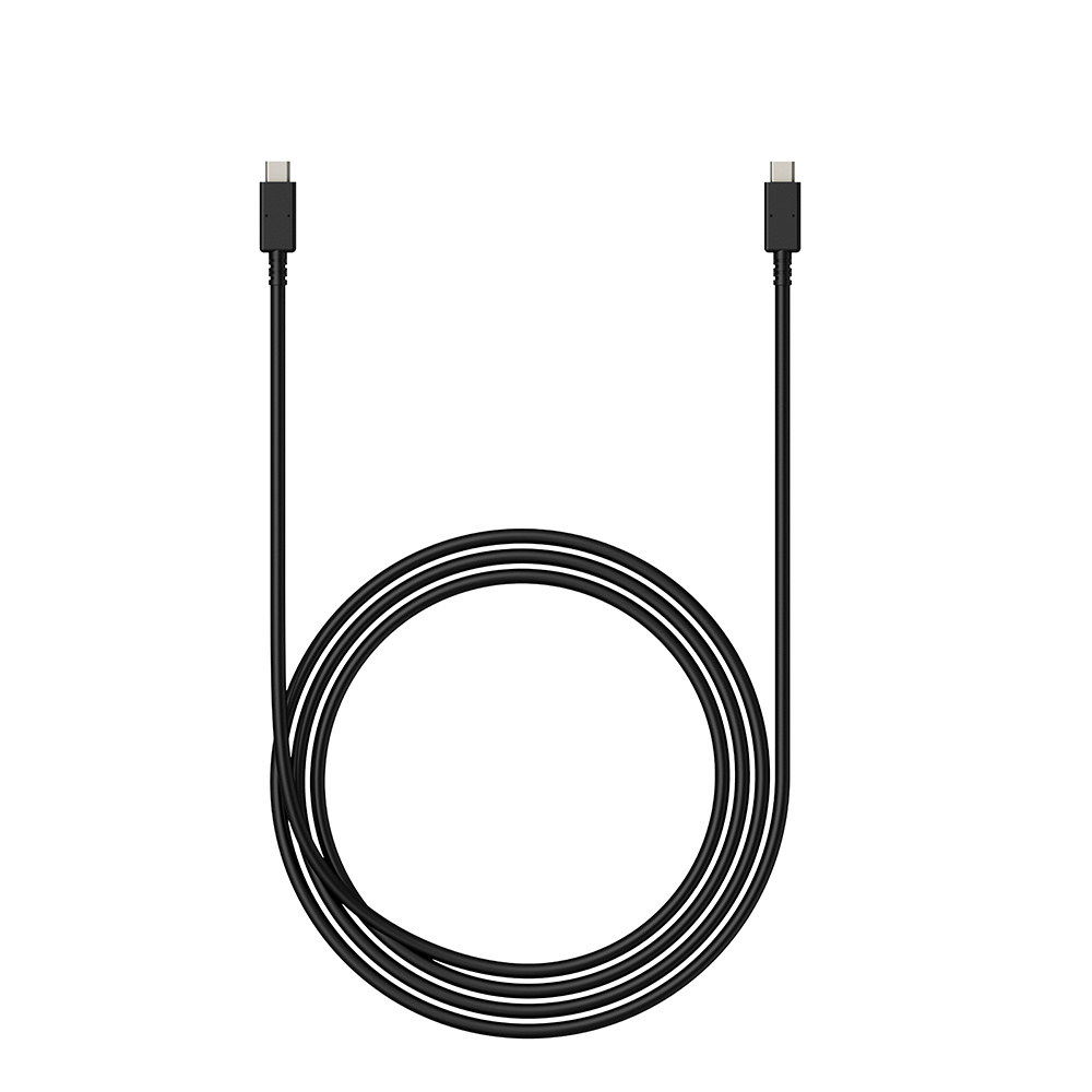 3ft Jet Black 100W BoxWave Type C Braided 3ft Charge and Sync Cable for XP-Pen Artist Display 22R Pro XP-Pen Artist Display 22R Pro Cable DirectSync PD Cable - USB-C to USB-C
