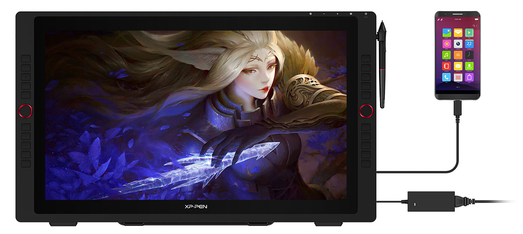 Artist 24 Pro 2560 x 1440 QHD 24 inch Best Budget Drawing Tablet 