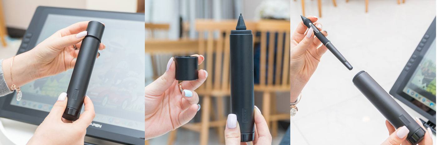  XP-Pen Artist 22E Pro tablet monitor Pen Holder and stylus 