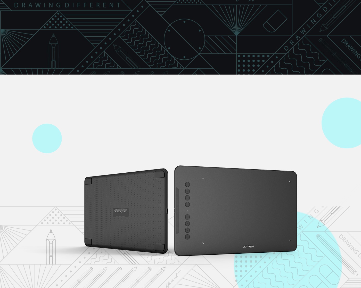 Expand your world by XP-Pen Deco 01 expansive drawing tablet