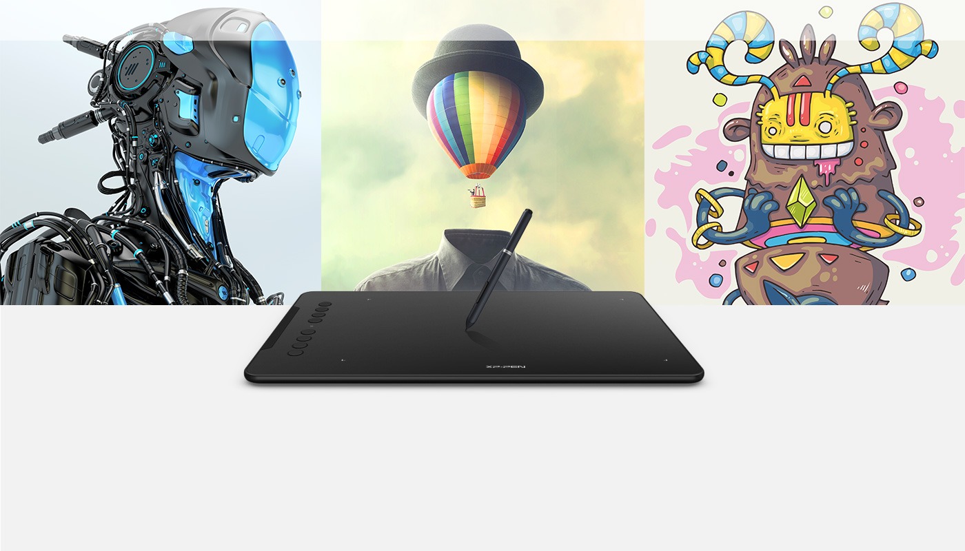 Work faster on Deco 01 digital drawing pad