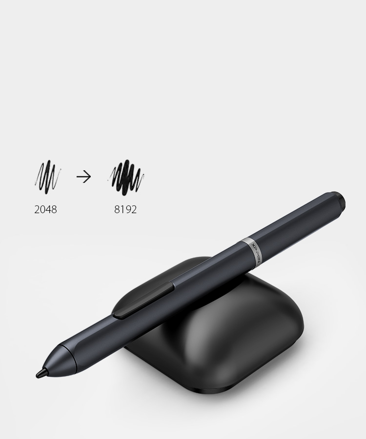 Deco 01 graphics art pad stylus features of 8192 levels of pressure sensitivity